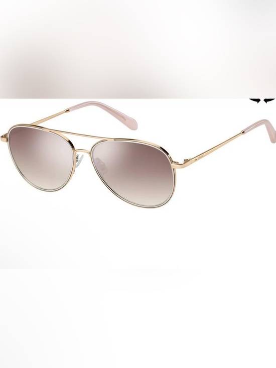 Fossil Accessories - LOW START Fossil Rose Gold Aviator Sunglasses